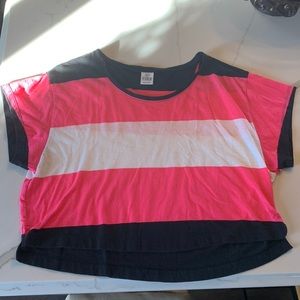 Womens VS Pink oversized tee